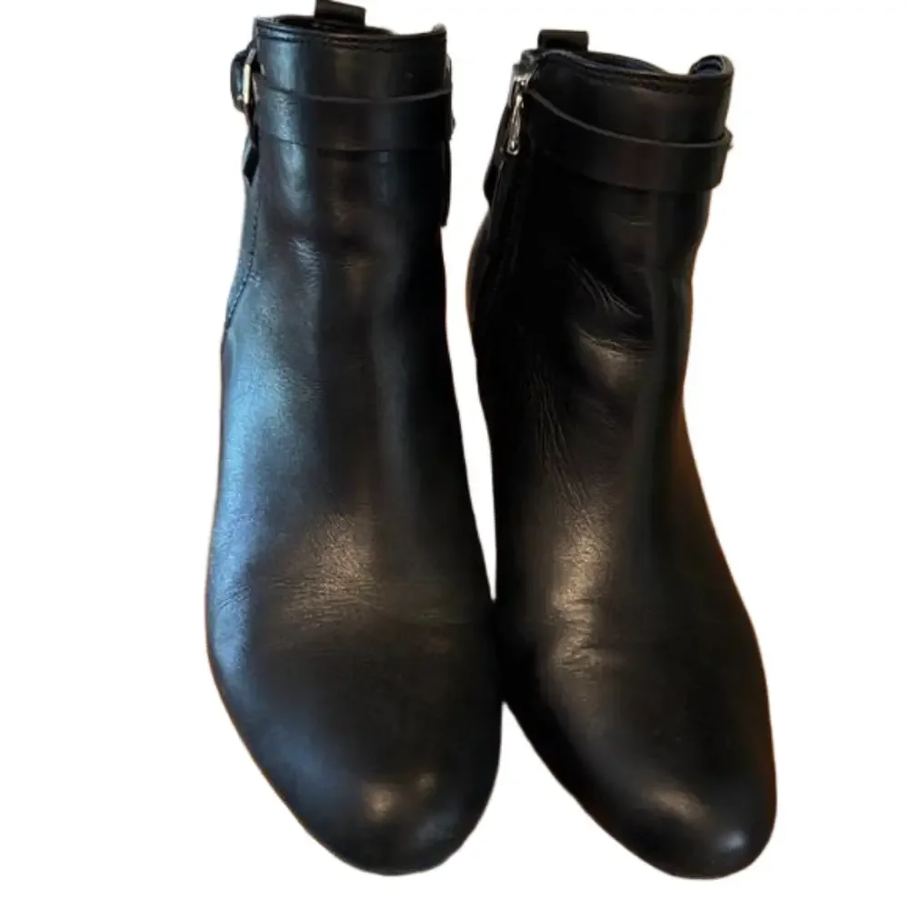 SAM EDELMAN Maddox Women's Black Leather Boot 6M